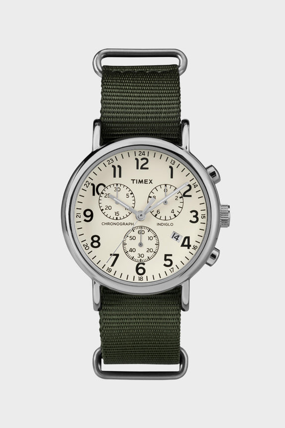 Timex Weekender Chrono/Olive Green - 