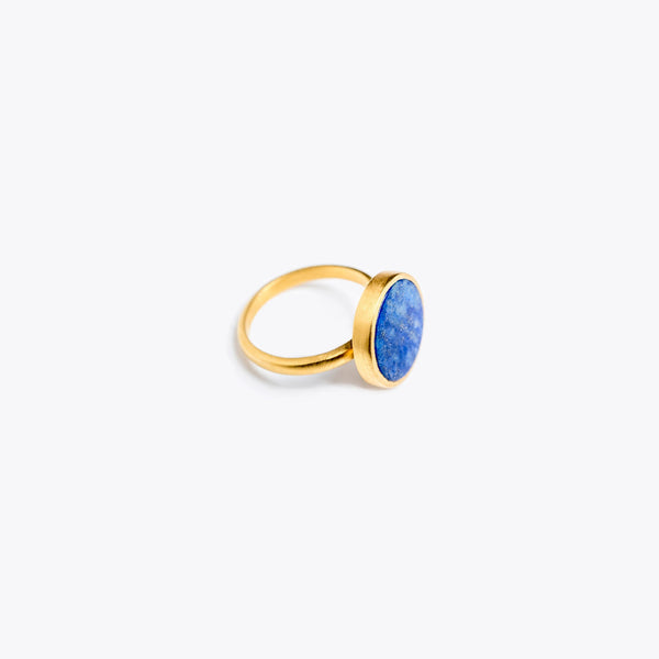 Wanderlust Life Solar Ring Lapis Lazuli