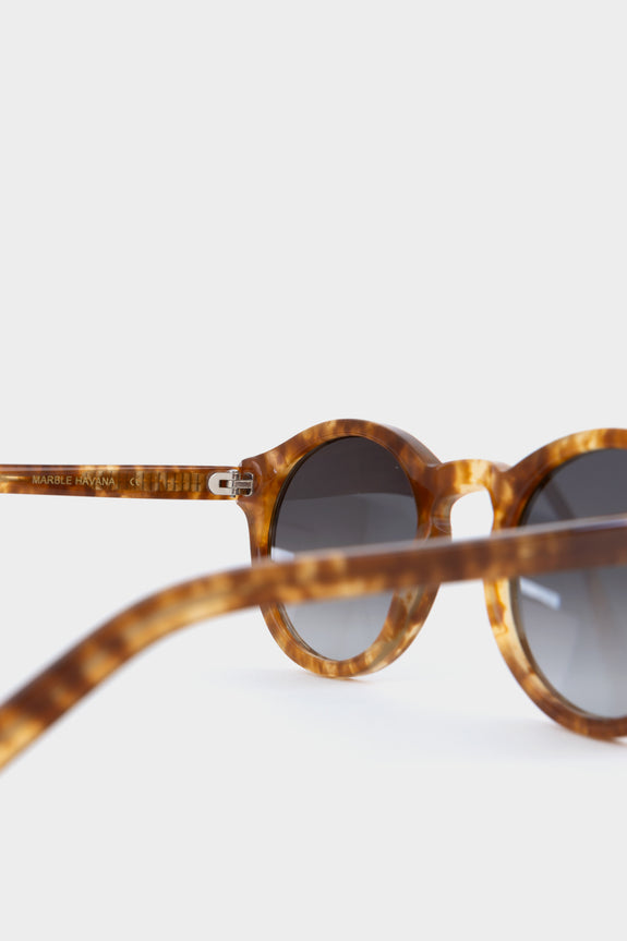 Monokel Barstow Marble Havana Gradient Grey Lens Sunglasses