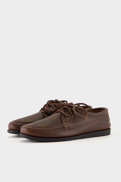Quoddy Blucher Charcoal Camp Sole - Brown