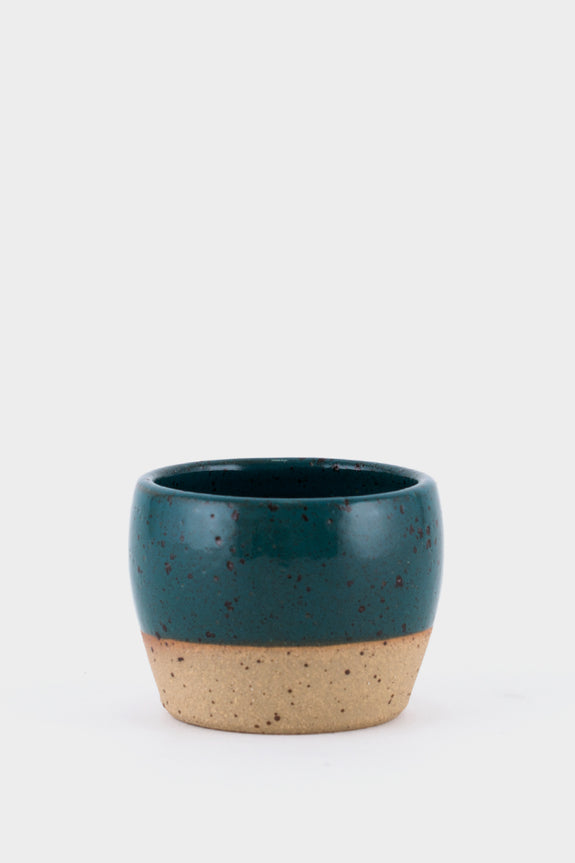 Dor & Tan 5oz Tea Bowl - Marran Green & Speckle