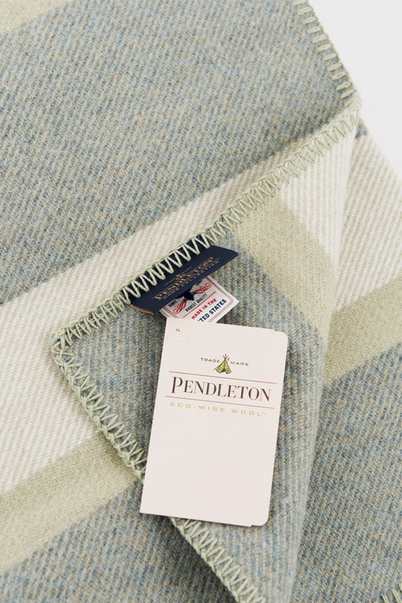 Pendleton Washable Eco-Wise Wool Blanket Sage -  - 2