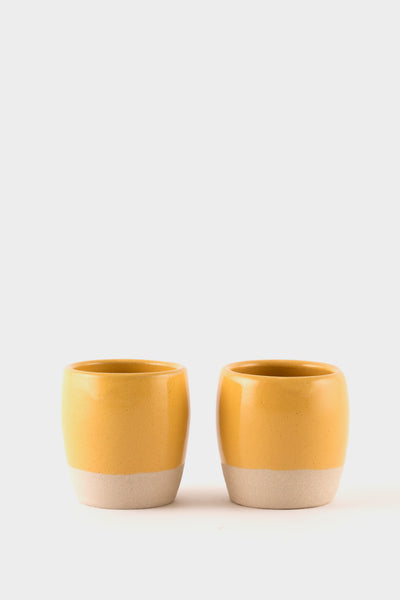 Dor & Tan 3oz Espresso Cups - Gorse Yellow
