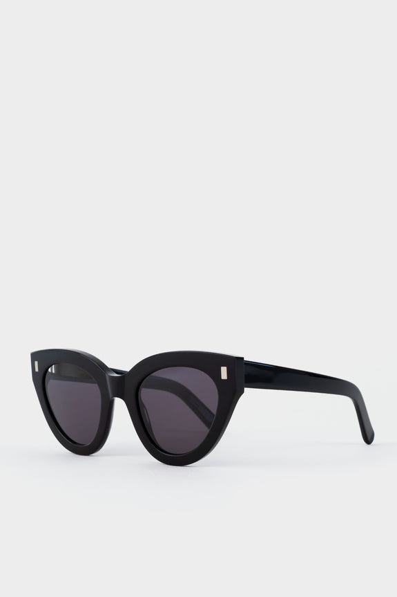 Monokel Sunglasses - Neko Black Solid Grey Lens Sunglasses