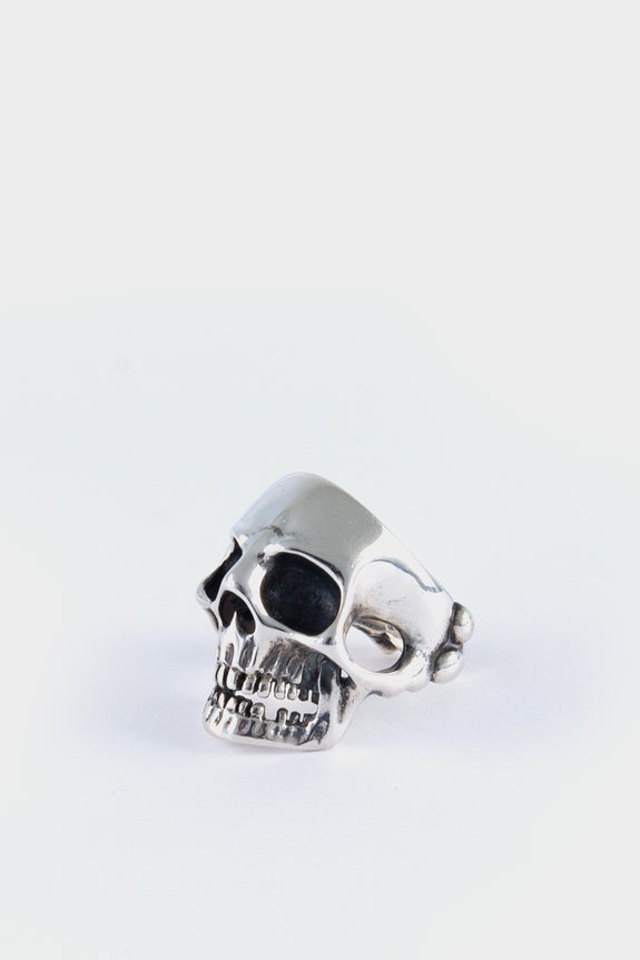 Ed Wilson Skull Ring Silver