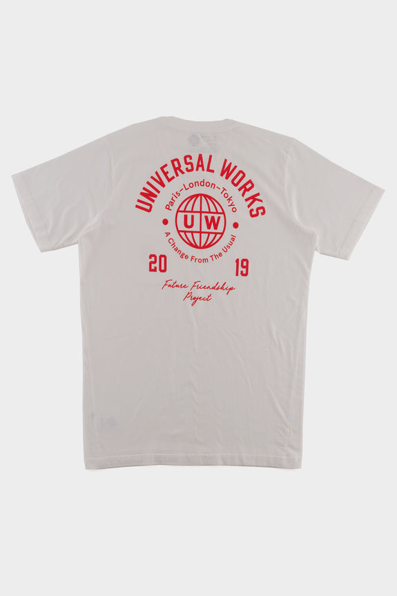 Universal Works Tour T-Shirt White