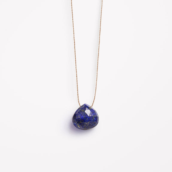 Wanderlust Life 18" Fine Cord Necklace Lapis Lazuli